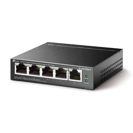 (image for) TP-LINK 5 Port Gigabit Desktop Switch with 4-Port PoE